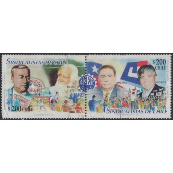 Chile 1507/08 1999 Sindicalistas de Chile usados