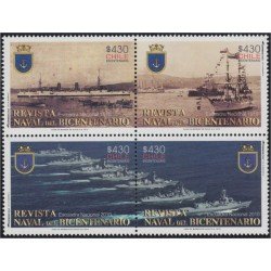 Chile 1955/58 2010 Revista naval Escuadra Nacionala Barcos Boats MNH Chile 1955/58 2010 Revista naval Escuadra Nacionala Barcos Boats MNH