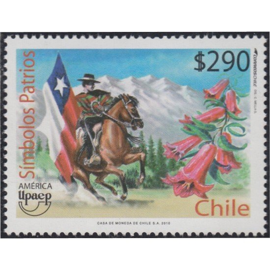 Chile 1961 2010 Símbolos patrios MNH Chile 1961 2010 Símbolos patrios MNH