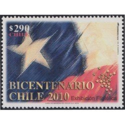 Chile 1965 2010 Exhibición filatélica Bicentenario de Chile MNH Chile 1965 2010 Exhibición filatélica Bicentenario de Chile MNH
