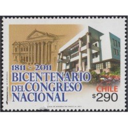 Chile 1985 2011 Bicentenario del Congreso Nacional MNH Chile 1985 2011 Bicentenario del Congreso Nacional MNH