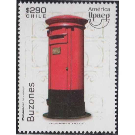 Chile 1998 2011 América Upaep Buzones MNH Chile 1998 2011 América Upaep Buzones MNH