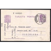España Spain Entero Postal 69 Matasello 1936 Figueras