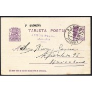 España Spain Entero Postal 69 Matrona 1936 Alcañiz
