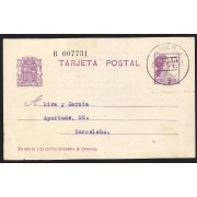 España Spain Entero Postal 69 Matrona 1934 Almería