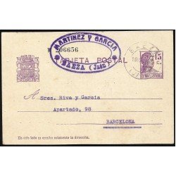 España Spain Entero Postal 69 Matrona 1936 Baeza España Spain Entero Postal 69 Matrona 1936 Baeza