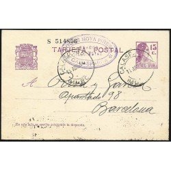 España Sapin Entero Postal 63 Matrona 1934 Calasparra España Sapin Entero Postal 63 Matrona 1934 Calasparra