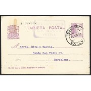 España Spain Entero Postal 69 Matrona 1934 Játiva