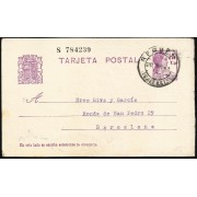 España Spain Entero Postal 69 Matrona 1934 Requena