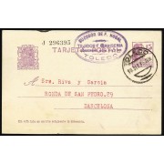 España Spain Entero Postal 69 Matrona 1935 Toledo