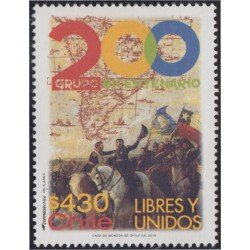 Chile 1952 2010 Grupo bicentenario Libres y Unidos MNH Chile 1952 2010 Grupo bicentenario Libres y Unidos MNH