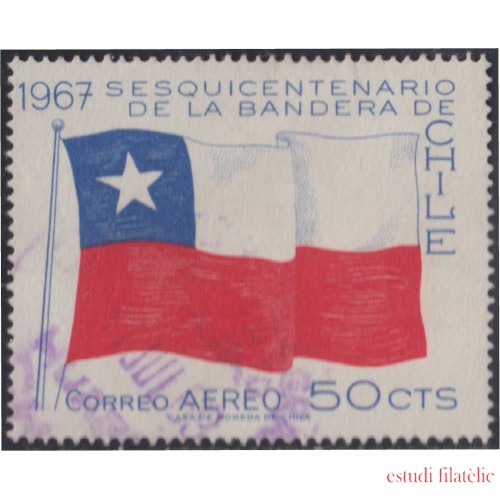 Chile A- 242 1967 150 Años de la Bandera Nacional usado