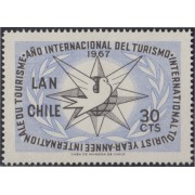 Chile A- 244 1967 Año Internacional del Turismo MNH