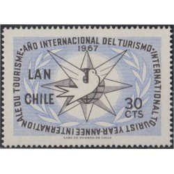 Chile A- 244 1967 Año Internacional del Turismo MNH Chile A- 244 1967 Año Internacional del Turismo MNH