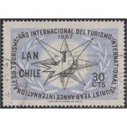 Chile A- 244 1967 Año Internacional del Turismo usado