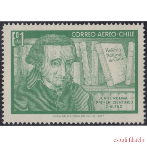 Chile A- 247 1968 Homenaje a Juan I. Molina MNH