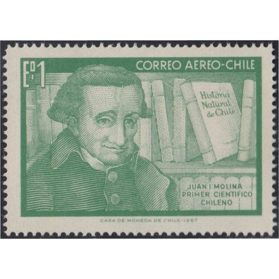 Chile A- 247 1968 Homenaje a Juan I. Molina MNH Chile A- 247 1968 Homenaje a Juan I. Molina MNH