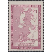 Chile A- 248 1968 Centenarios de villas de Chiloé MNH Chile A- 248 1968 Centenarios de villas de Chiloé MNH