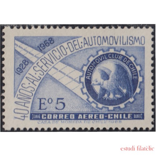 Chile A- 249 1968 40º Aniversario del automóvil club chileno MNH