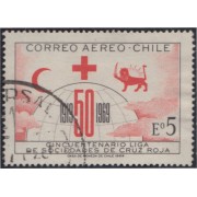 Chile A- 256 1968 50 Años de la liga de sociedades de la Cruz Roja MH Chile A- 256 1968 50 Años de la liga de sociedades de la Cruz Roja MH