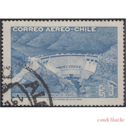 Chile A- 257 1969 Central Hidroeléctrica de Rapel usado