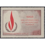 Chile A- 261 1969 Año Internacional de Los Derechos Humanos MNH Chile A- 261 1969 Año Internacional de Los Derechos Humanos MNH