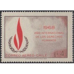 Chile A- 261 1969 Año Internacional de Los Derechos Humanos MNH Chile A- 261 1969 Año Internacional de Los Derechos Humanos MNH