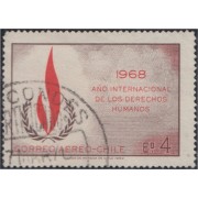 Chile A- 261 1969 Año Internacional de Los Derechos Humanos usado