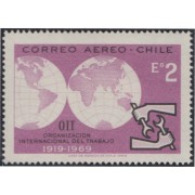 Chile A- 262 1969 OIT Organización Internacional del Trabajo MNH Chile A- 262 1969 OIT Organización Internacional del Trabajo MNH