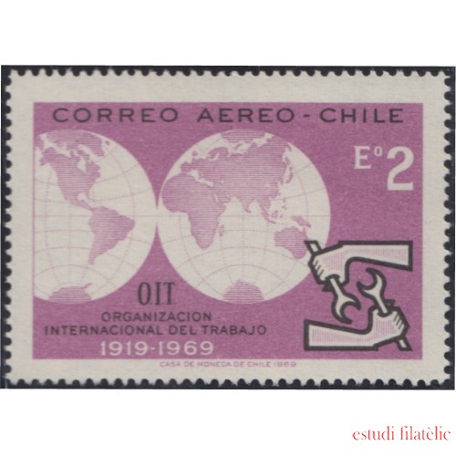 Chile A- 262 1969 OIT Organización Internacional del Trabajo MNH