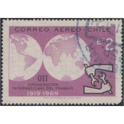 Chile A- 262 1969 OIT Organización Internacional del Trabajo usado