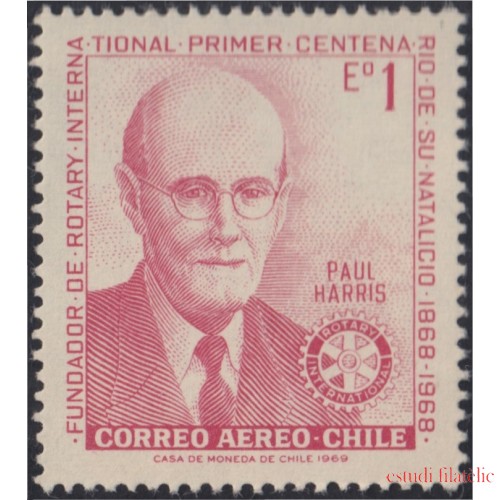 Chile A- 265 1970 100 Años del nacimiento de Paul Harris MNH