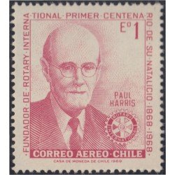 Chile A- 265 1970 100 Años del nacimiento de Paul Harris MH Chile A- 265 1970 100 Años del nacimiento de Paul Harris MH