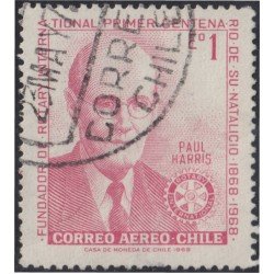 Chile A- 265 1970 100 Años del nacimiento de Paul Harris usado Chile A- 265 1970 100 Años del nacimiento de Paul Harris usado
