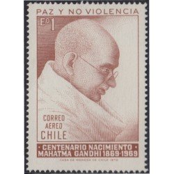 Chile A- 266 1970 Mahatma Gandhi MNH Chile A- 266 1970 Mahatma Gandhi MNH