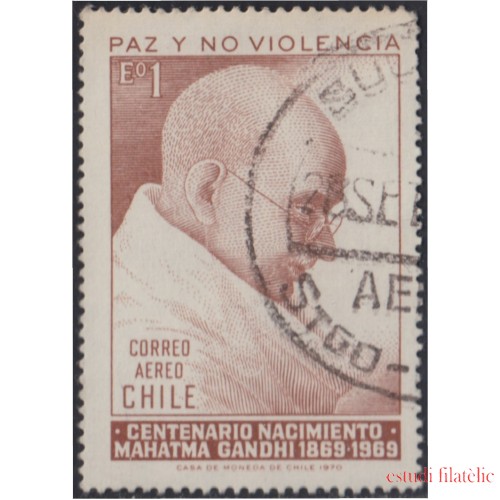 Chile A- 266 1970 Mahatma Gandhi usado