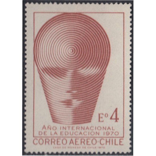 Chile A- 268 1970 Año Internacional de la Educación MNH Chile A- 268 1970 Año Internacional de la Educación MNH