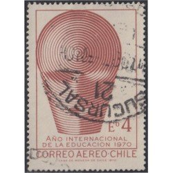 Chile A- 268 1970 Año Internacional de la Educación usado Chile A- 268 1970 Año Internacional de la Educación usado