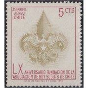 Chile A- 275 1971 LX Aniversario fundación de la asociación de Boy Scouts MNH