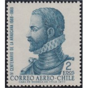 Chile A- 277 1972 Alonso de Ercilla y Zuniga  MH