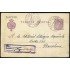 España Spain Entero Postal 50 Alfonso XIII 1925 Burguillos
