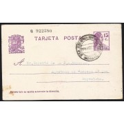 España Spain Entero Postal 69 Matrona 1934 Santa Coloma de Farners