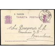España Spain Entero Postal 69 Matrona 1934 Pons