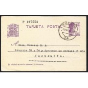 España Spain Entero Postal 69 Matrona 1936 Huesca