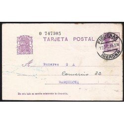 España Spain Entero Postal 69 Matrona 1933 Figueras España Spain Entero Postal 69 Matrona 1933 Figueras