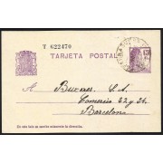 España Spain Entero Postal 69 Matrona 1936 Esparreguera