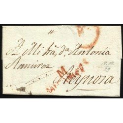 España Prefilatelia Carta de Santander a Reynosa 1829 España Prefilatelia Carta de Santander a Reynosa 1829