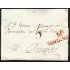 España Prefilatelia Carta de Santander a Burgos 1830