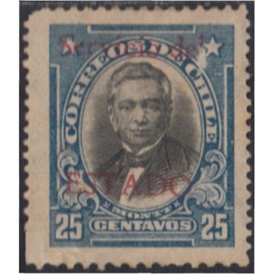 Chile Servicio del Estado 22 1928 Timbres postales de 1915-1927 usado Chile Servicio del Estado 22 1928 Timbres postales de 1915-1927 usado