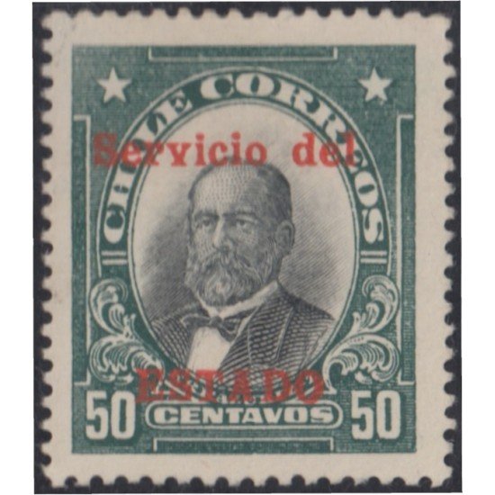 Chile Servicio del Estado 23 1928 Timbres postales de 1915-1927 MH Chile Servicio del Estado 23 1928 Timbres postales de 1915-1927 MH